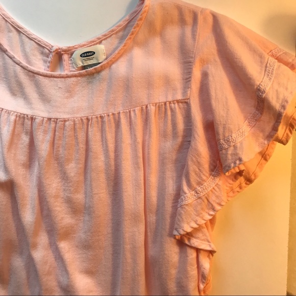 Short sleeve blouse muted pink xl 14 - Picture 6 of 10